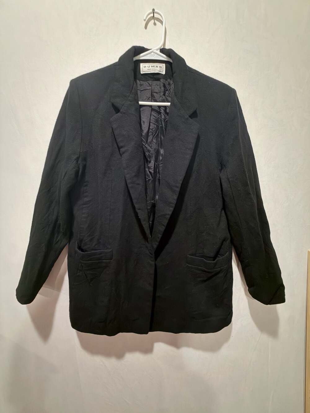 Vintage Dumas Black Blazer Jacket